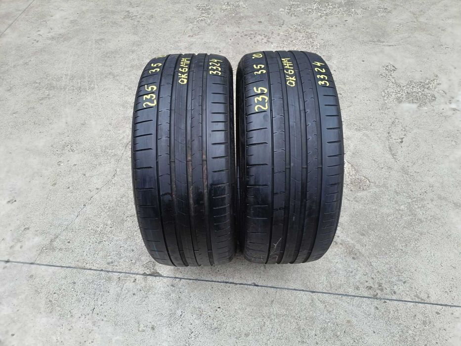 Doua anvelope vara 235 35 20 pirelli p zero pz4 pncs 6mm dot 3324