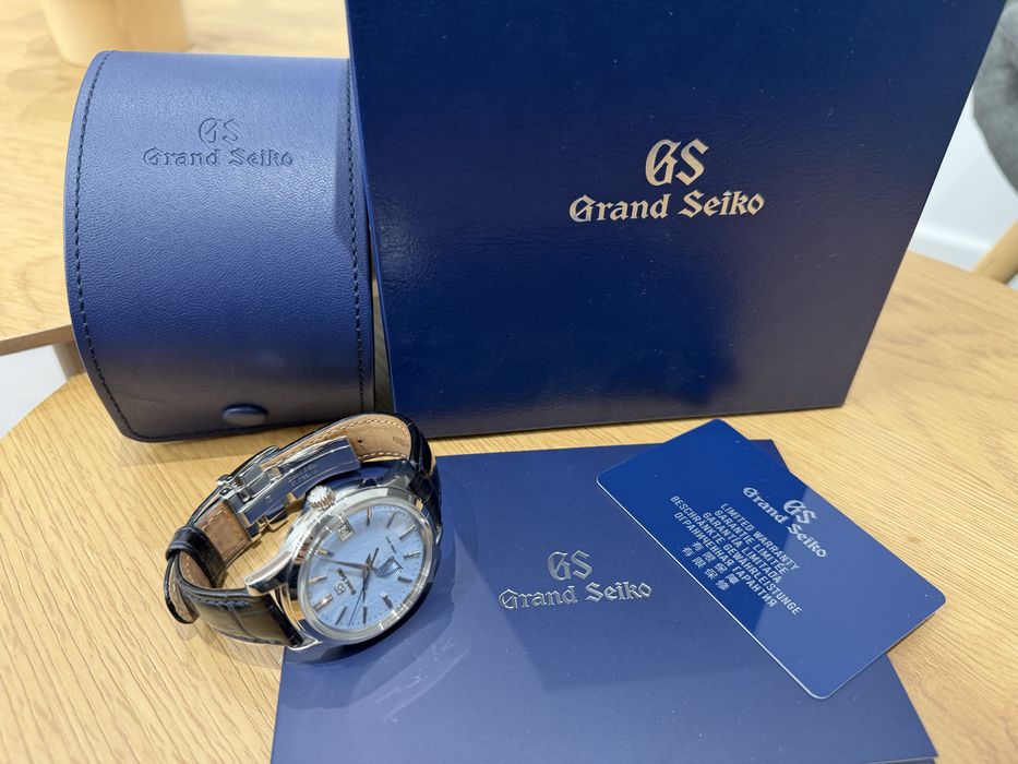 Grand Seiko SBGA407G “Skyflake” Spring Drive | Гаранция до 2029 | Отлично състояние