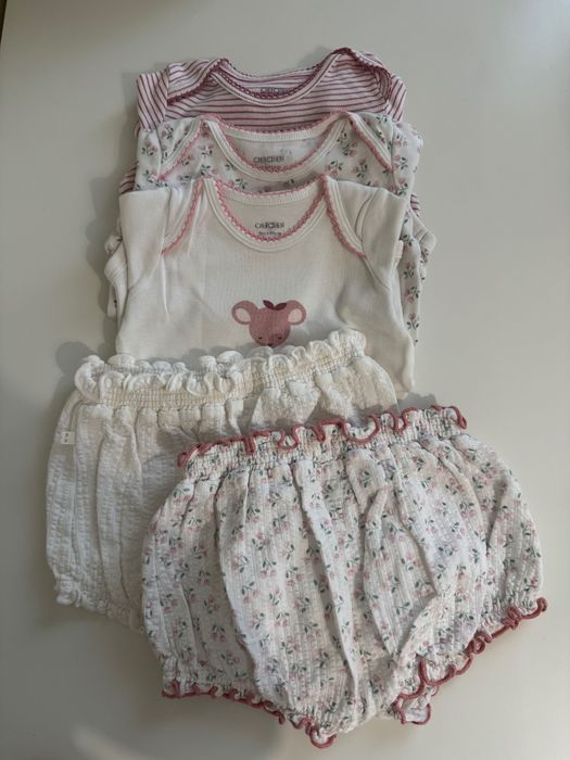 Сет от бодита и панталонки Okaidi 71см