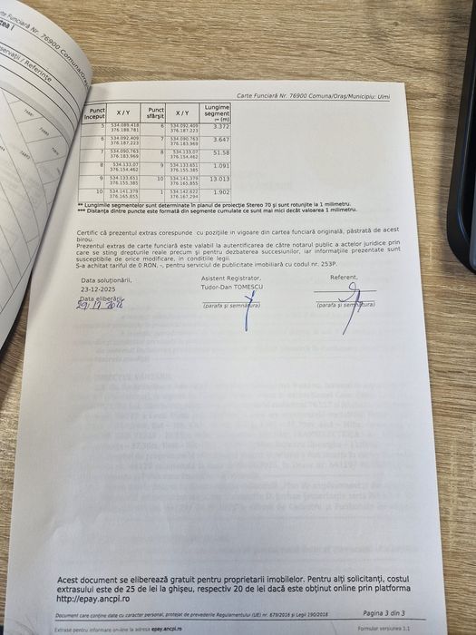 Teren extravilan Ulmi Dambovita