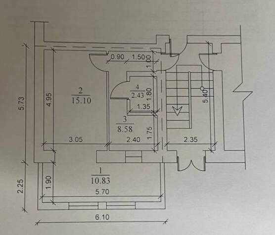 Вторичное жильё 1-комнатная выгодная квартира на Ц-1 ID: 4797