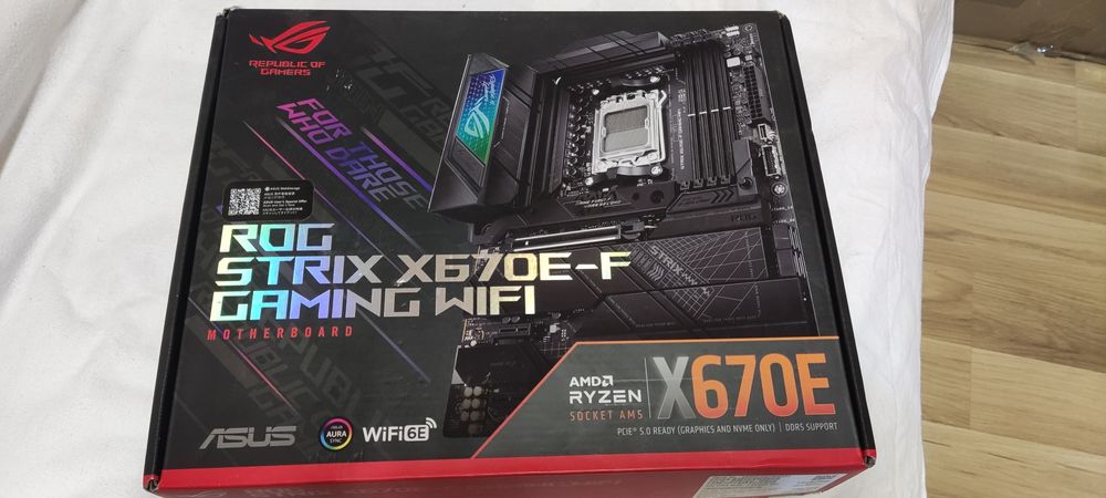 Дъно Asus Rog Strix X670E-F Gaming Wifi AM5