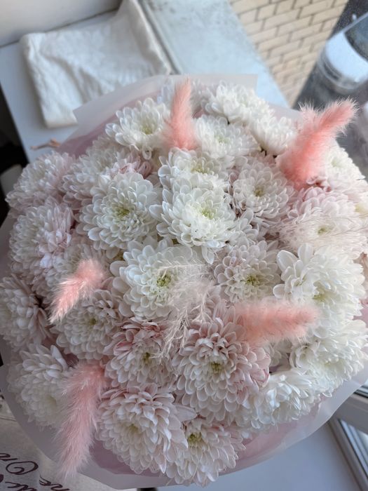 Букет цветов хризантемы