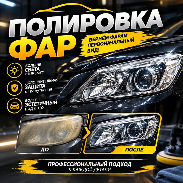 Химическая полировка фар