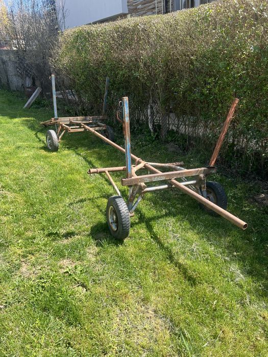 Каруца със гумени колелета