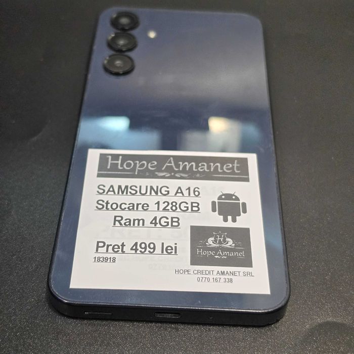 HOPE AMANET P8 Samsung A16 128 gb 4 gb ram