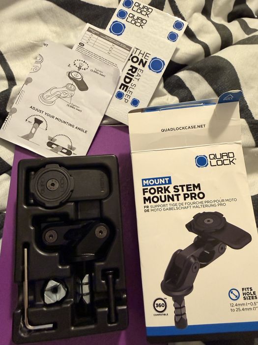 Quad Lock Fork Stem Mount Pro - suport telefon