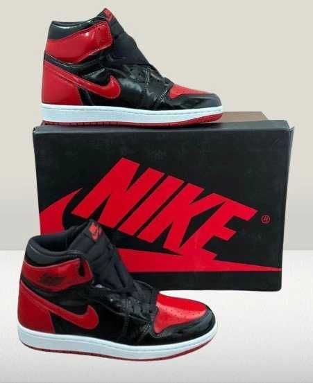 Adidasi Nike Air Jordan Bred Patent / Alte modele - orice marime