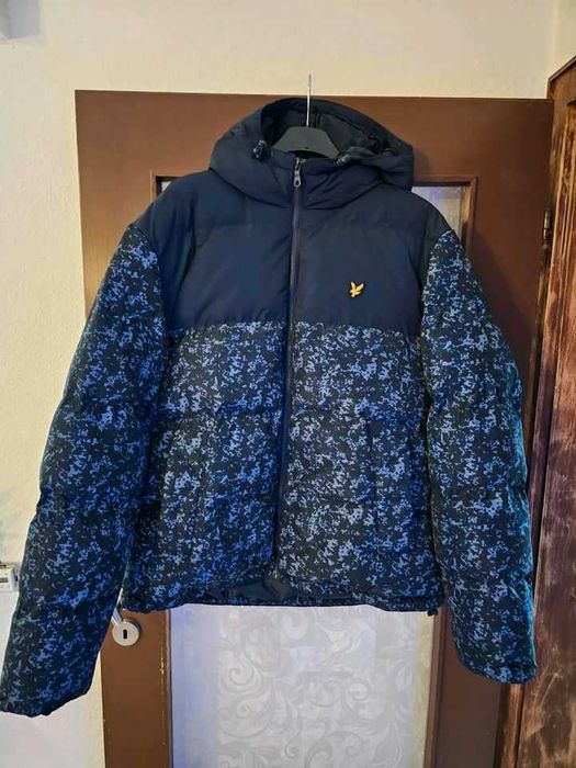 Lyle & Scott Earth Print Wadded Jacket ОРИГИНАЛ мъжко зимно яке XL