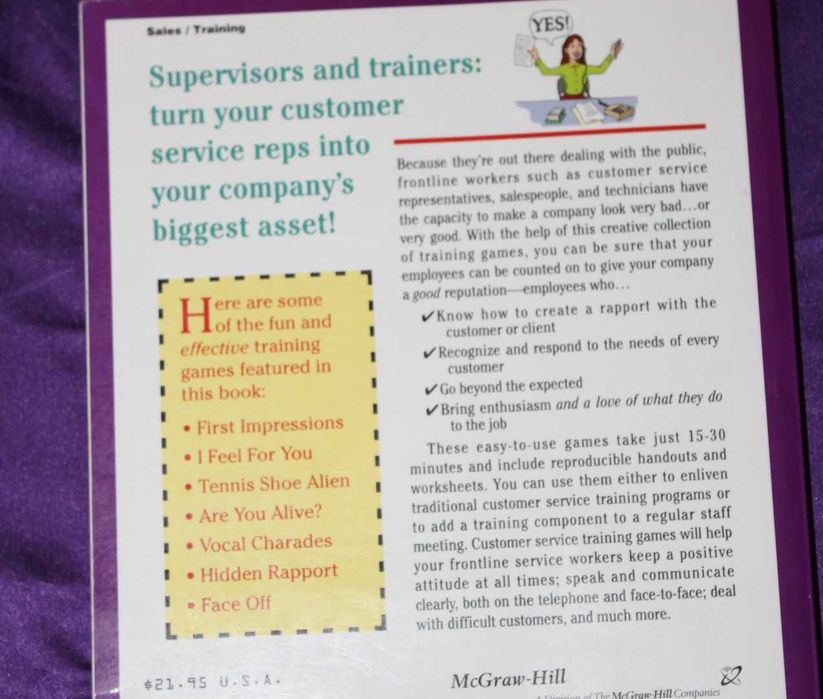 lot 4 carti dezvoltare profesionala training motivatie gandire The big book of motivation games brain building games customer service training games