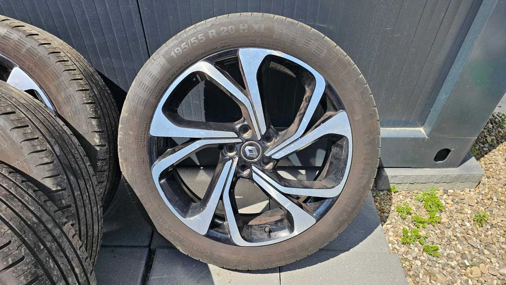 Jante Aliaj RENAULT OEM + Cauciucuri Vara 195 / 55 / R20