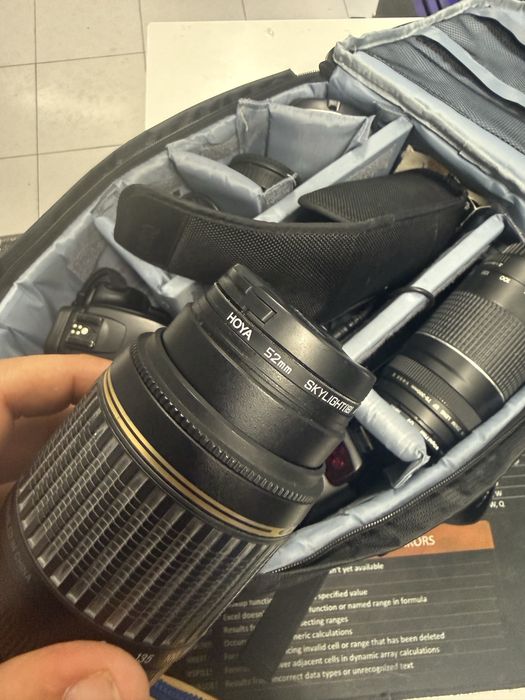 Canon EOS 400D kit foto 3 obiective 2 blitzuri geanta pachet complet