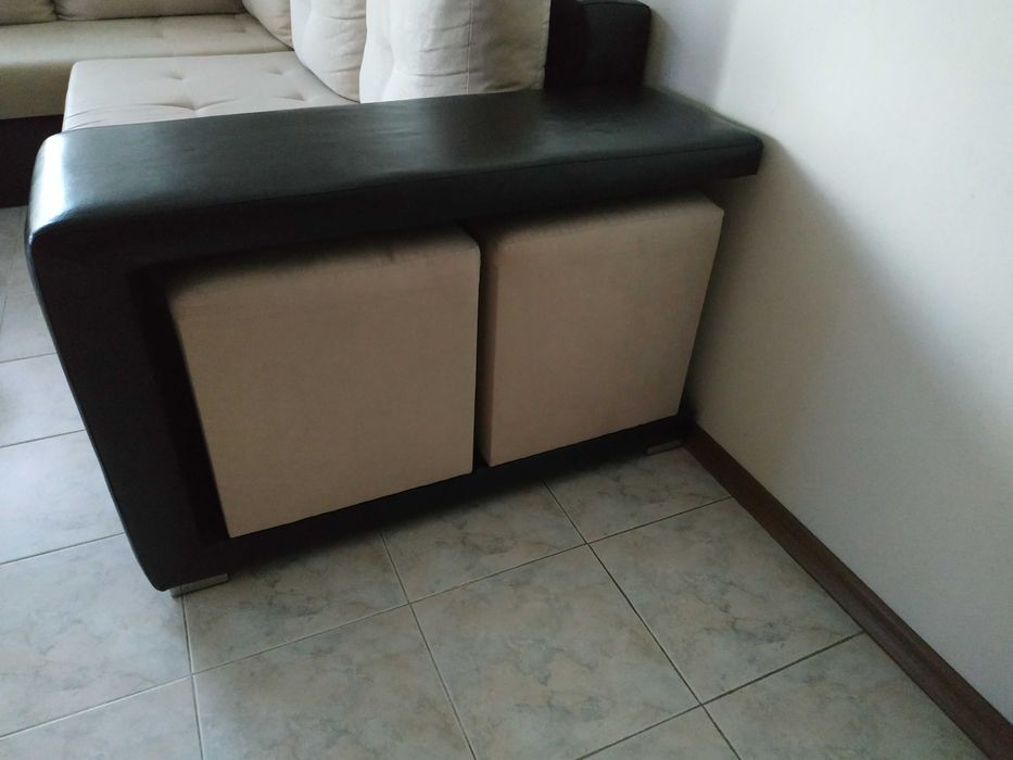 Разтегателен ъглов диван