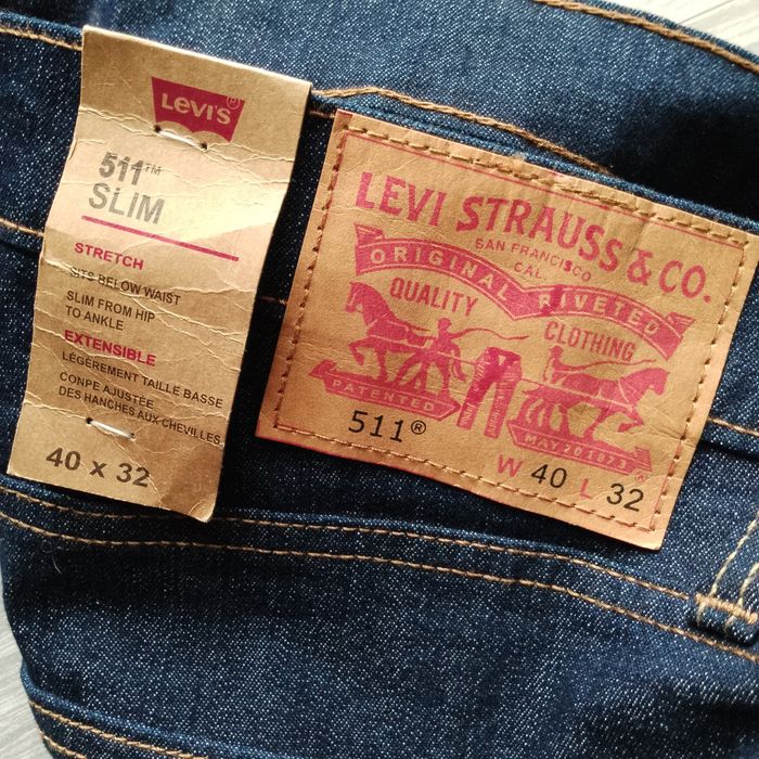 Джинсы Levi's 541. W40/L32. Оригинал. Зауженные.