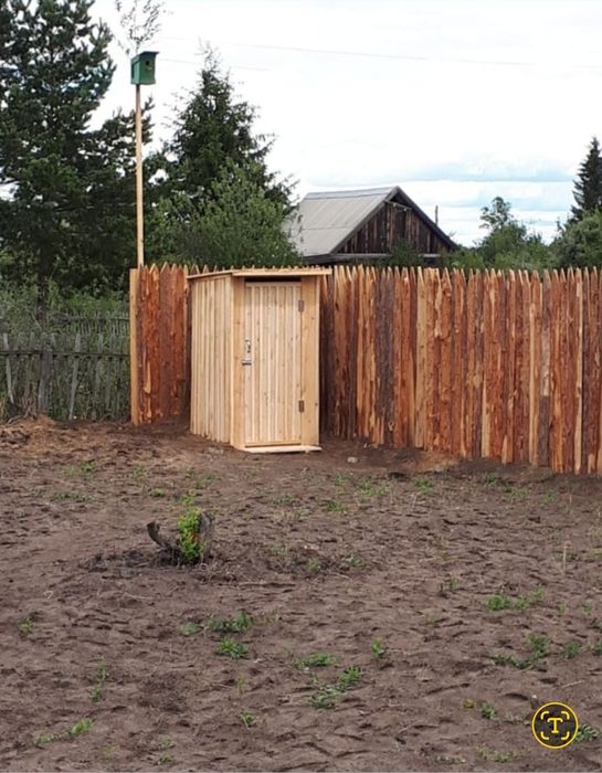 Забор запись на весну деревянный,  горбыль