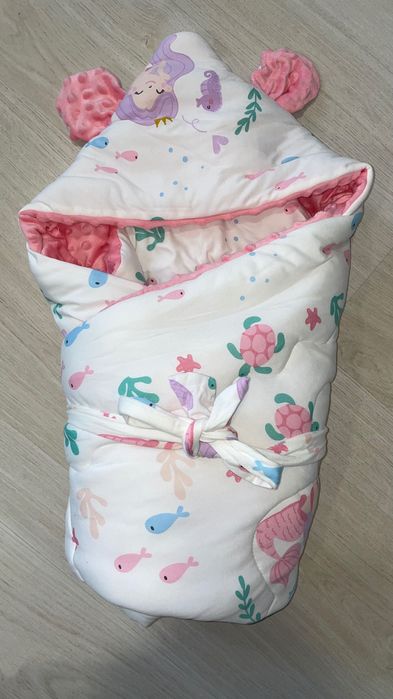 Конверт одеялко для девочки