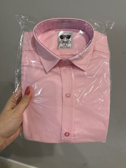 Розова риза за момче