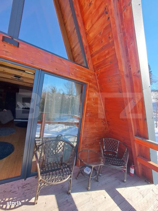 Oportunitate de investitie – 3 Cabane A-Frame la cheie in Moieciu
