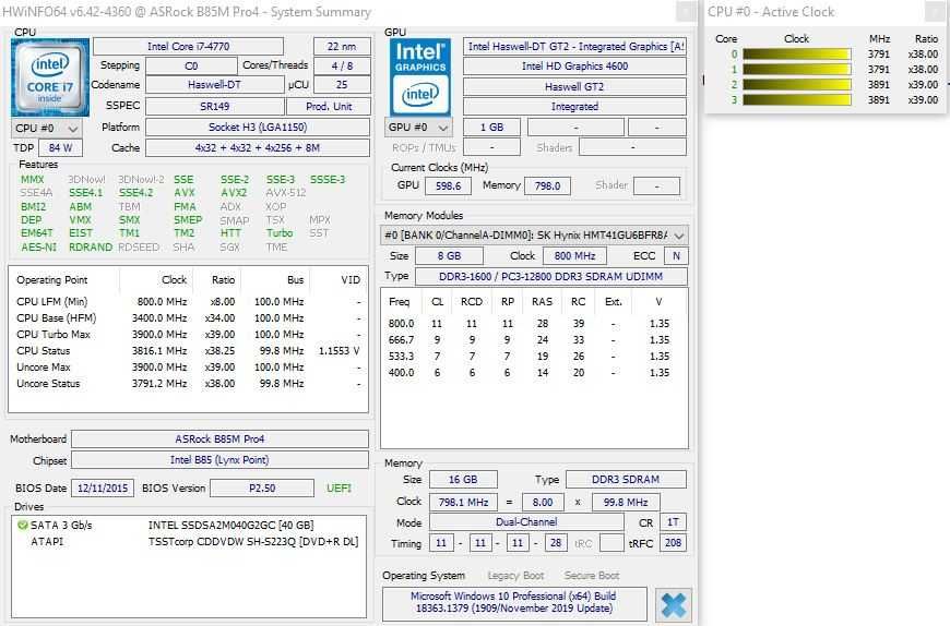 Procesor Intel Core i7-4770 3,40Ghz Turbo 3,90Ghz,8MB,Socket 1150,Haswell
