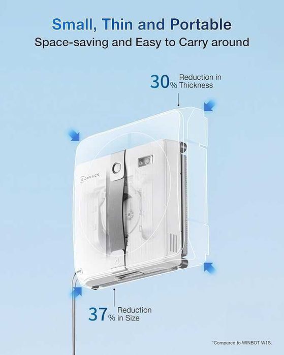 Мини робот за почистване на прозорци ECOVACS WINBOT