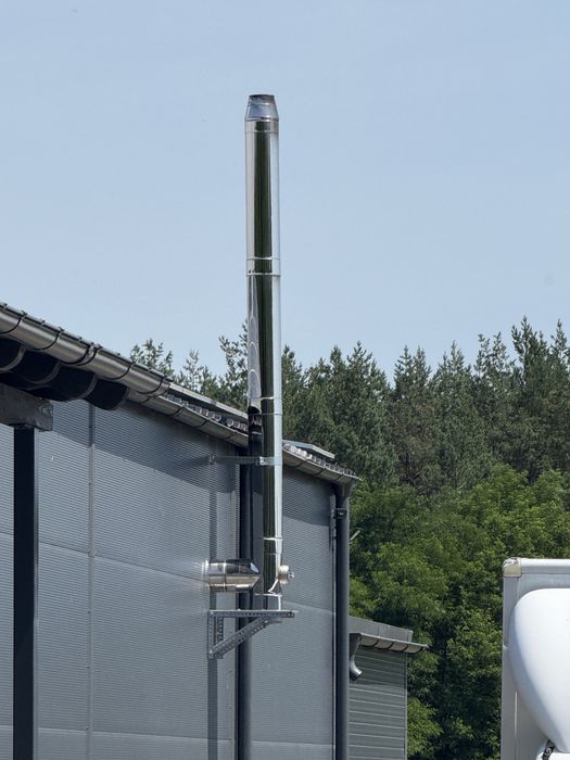 Horn Coș de fum dublu izolat de inox tabla 0.8mm