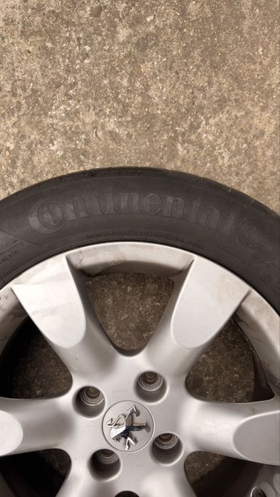 Jante aliaj Peugeot 16” + anvelope Continental/Michelin  205/55 R16
