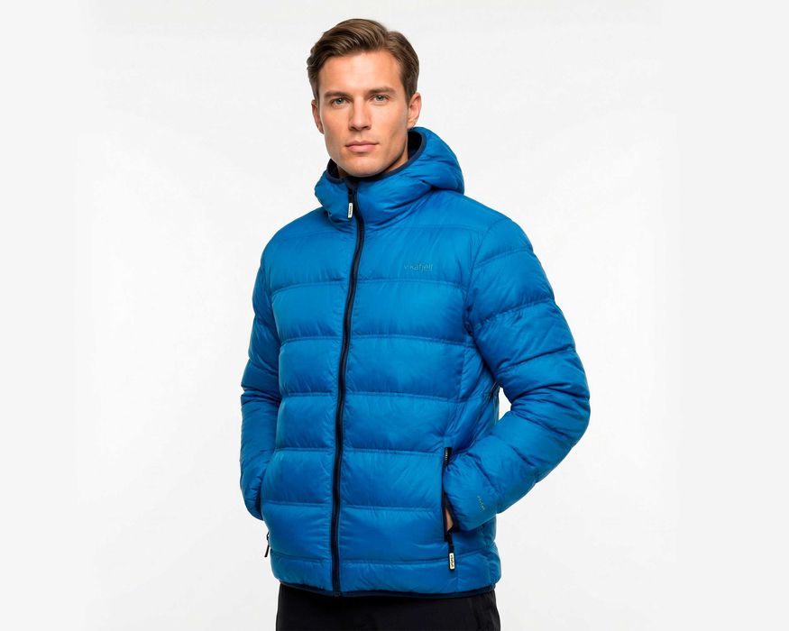 Vikafjell Оригинално мъжко яке с пух и качулка размер L