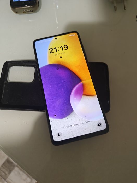 Samsung A72 crapat fata futional impecabil