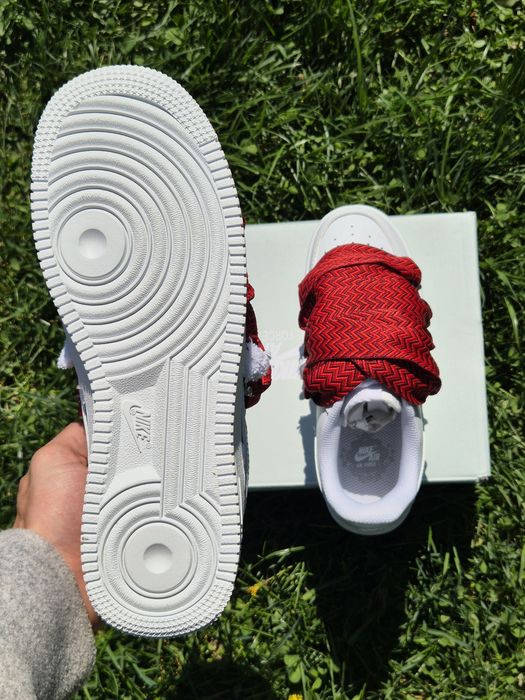 Nike air force 1 rope red Lanvin