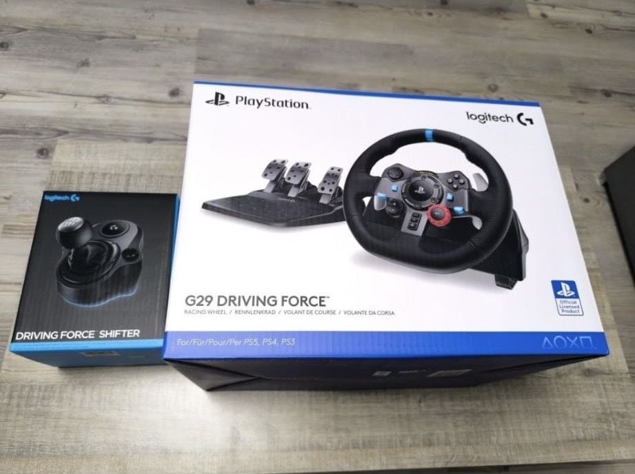 Logitech G29 + Shifter