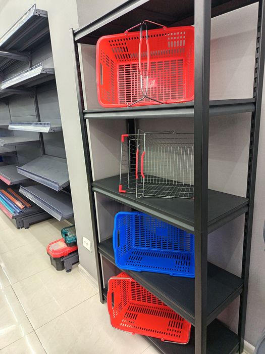 Металлический стеллажи для магазина, сборный-разборный конструкции