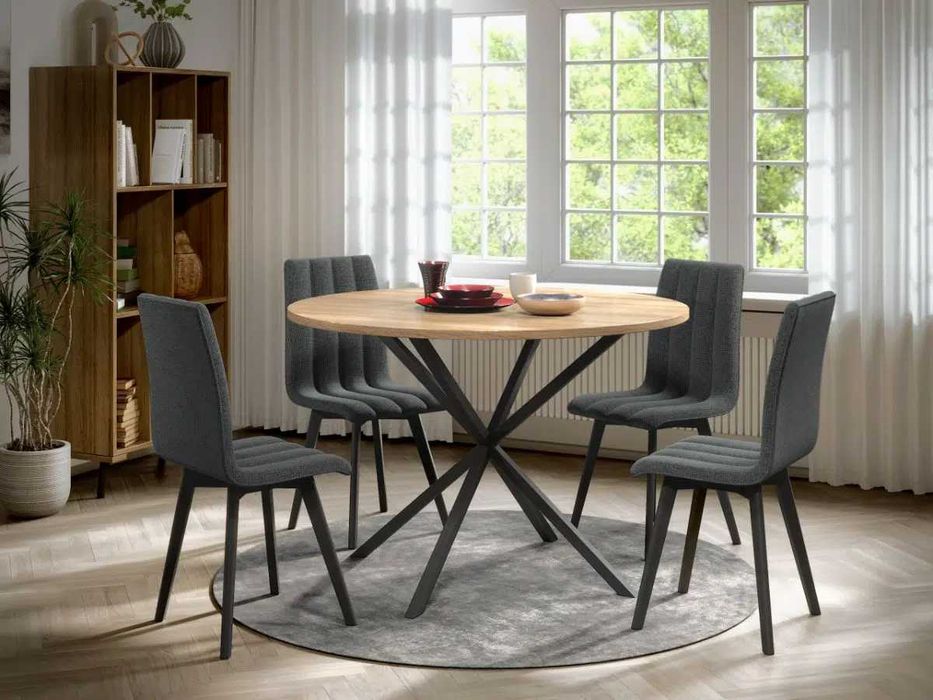 Scaun Karma Tapitat Gri - Transport in 4-10 zile