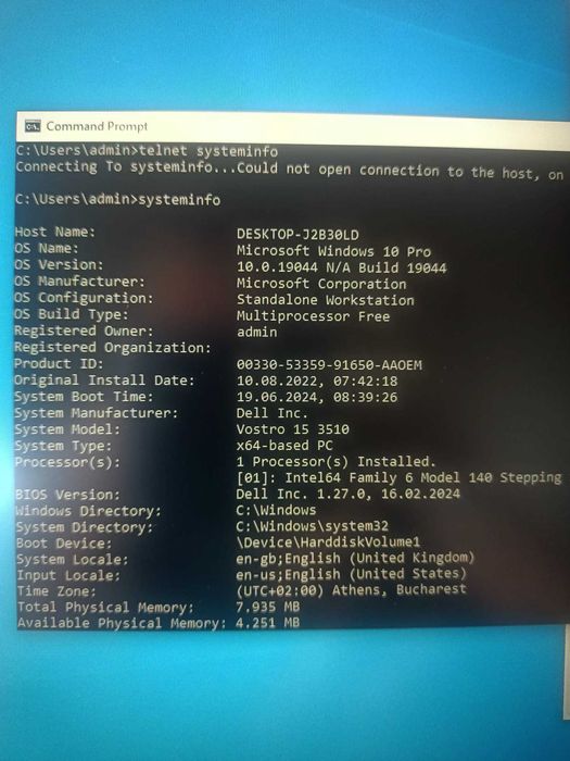 Laptop DELL Vostro 15 3510