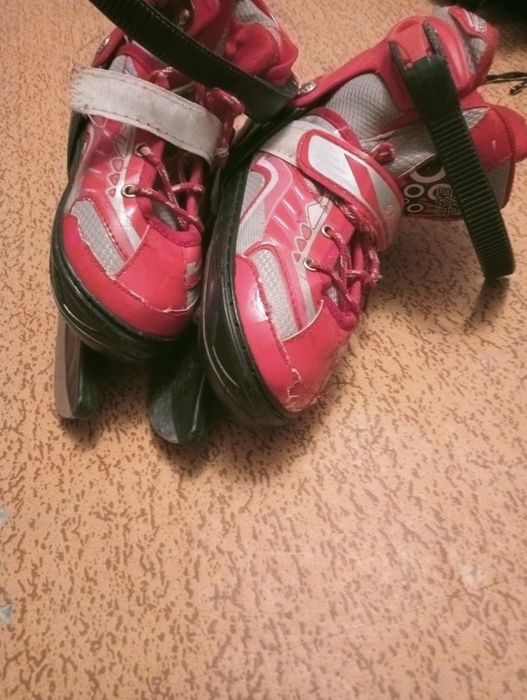 Коньки б/у, раздвижные. Размер 34-39