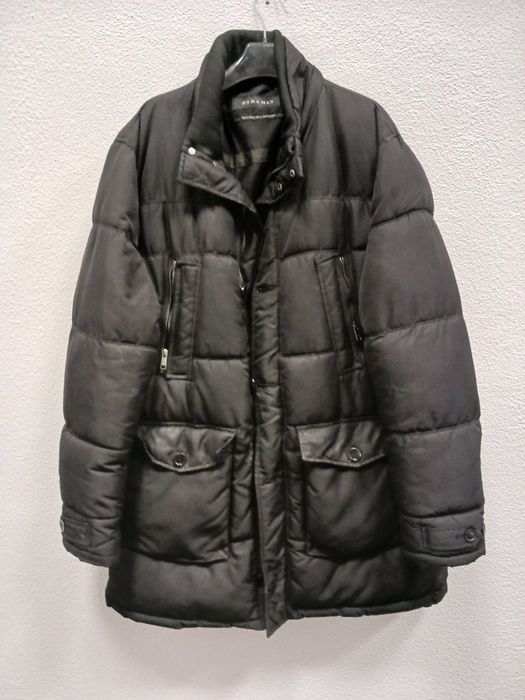 Vând jachetă parka bărbați,  Zara man, neagră, XL