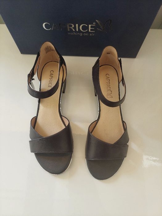 Sandale damă Caprice din piele naturală, mărimea 40