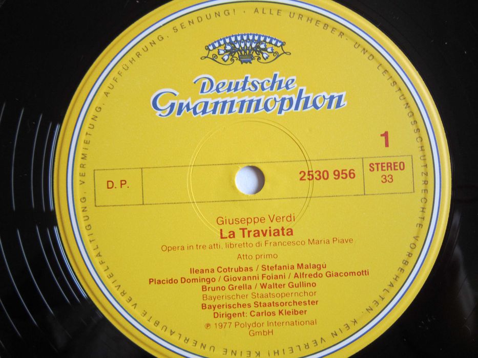 vinil rar La Traviata Verdi Ileana Cotrubas, Placido Domingo 1977
