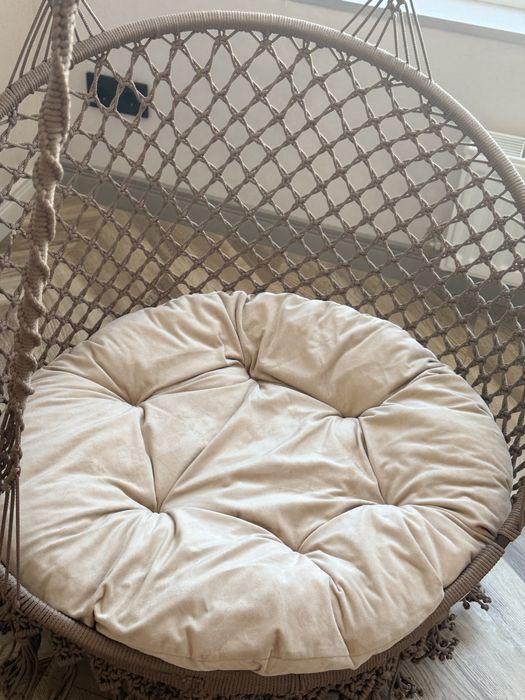 Качеля по технике макраме