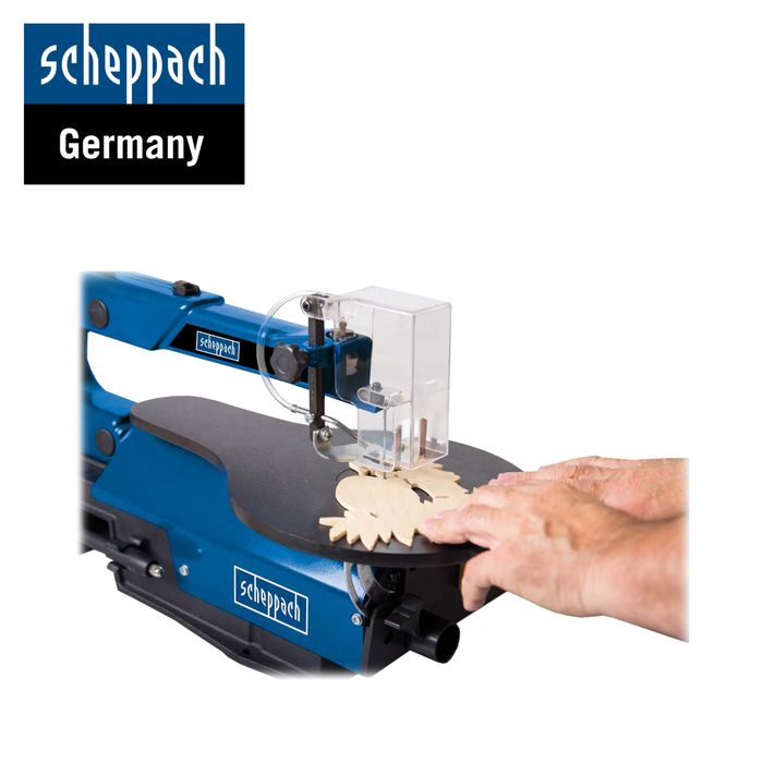 Контурен трион с регулиране обороти и  шлифовалка  Scheppach Deco-Flex