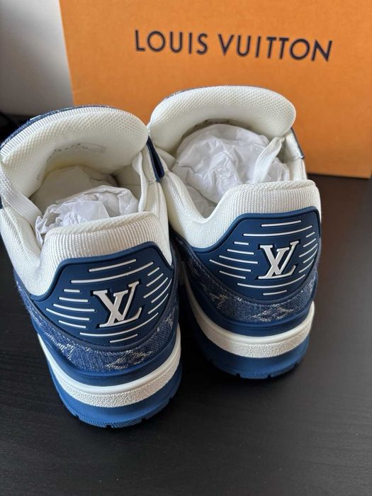 #EDITIE LIMITATĂ# Louis Vuitton LV Trainers Blue Verificare Colet