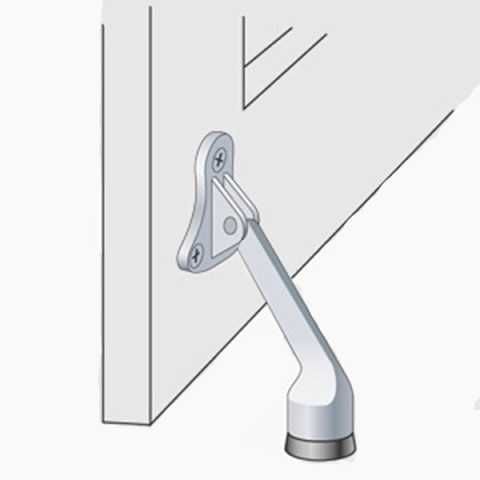 Ножка для стопора наружных дверей! доставка! Широкий ассортимент!