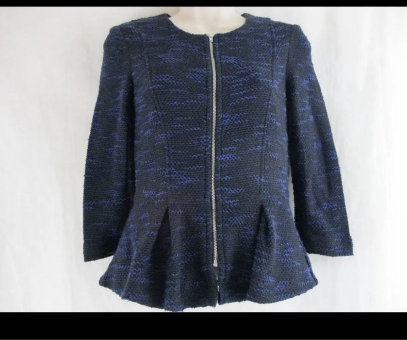 Sacou tip blazer cu fermoar