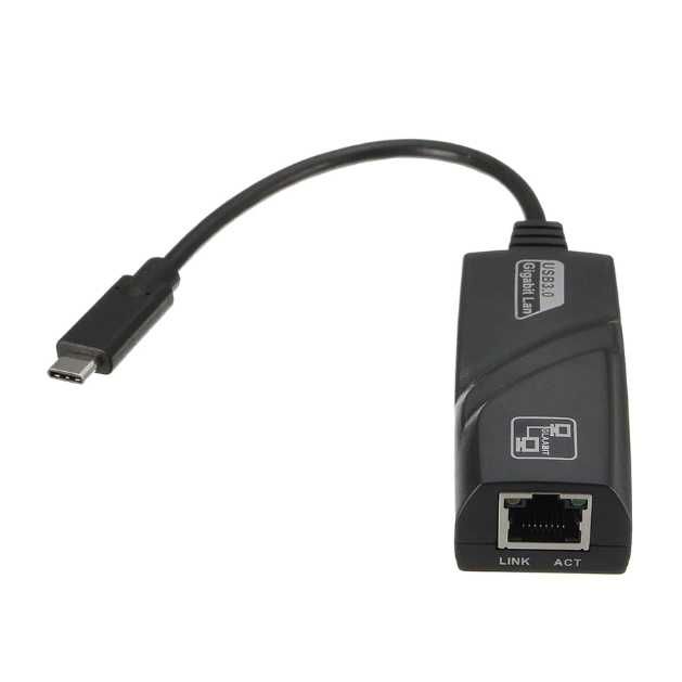 Адаптер USB Tupe-C LAN 1000 mbps