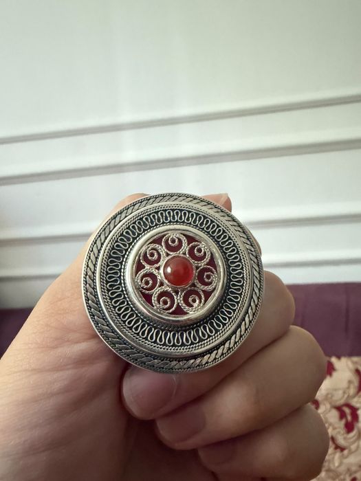 Кольцо серебряное