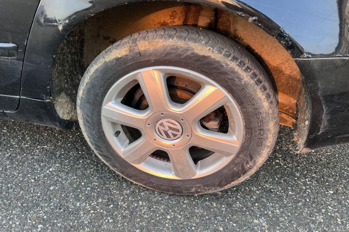 Janta aliaj cu anvelopa 16 Audi A4 B7