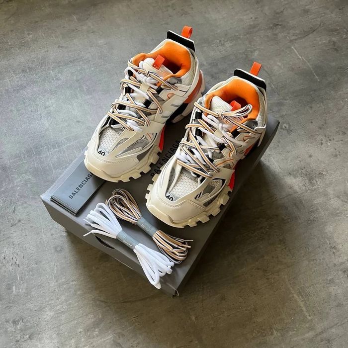 Balenciaga Track – White & Orange