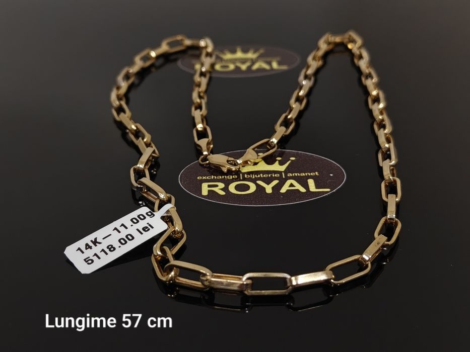 Bijuteria Royal: Lanț aur 14k/11.0 gr