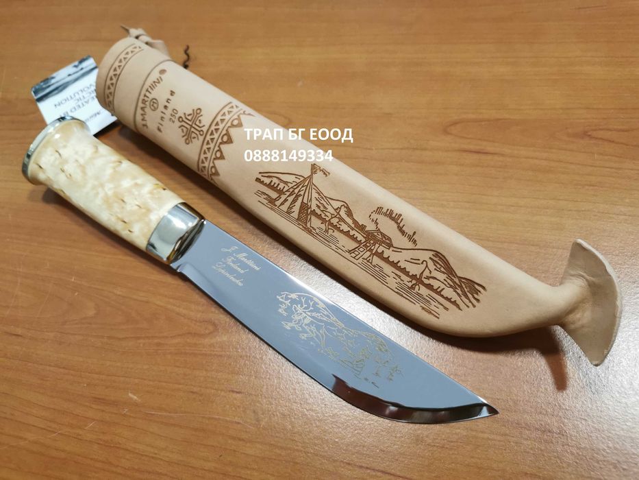 Оригинални Ловни Ножове Marttiini Финландия 11 модела БРЕЗА Кожа