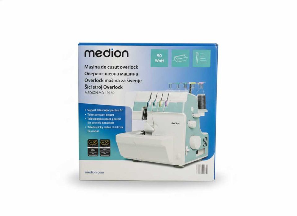 Masina de cusut surfilat Overlock MEDION MD 19169 4 pini 90 W 1200 rpm