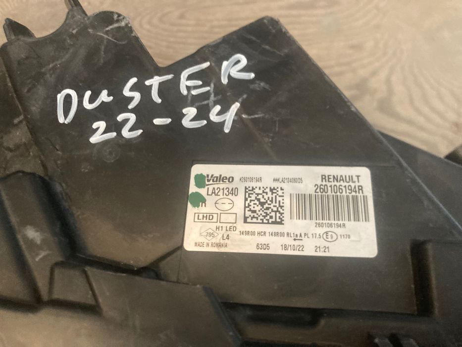 Оригинален десен фар Дачия Дьстар Dacia Duster Led. 22-24.